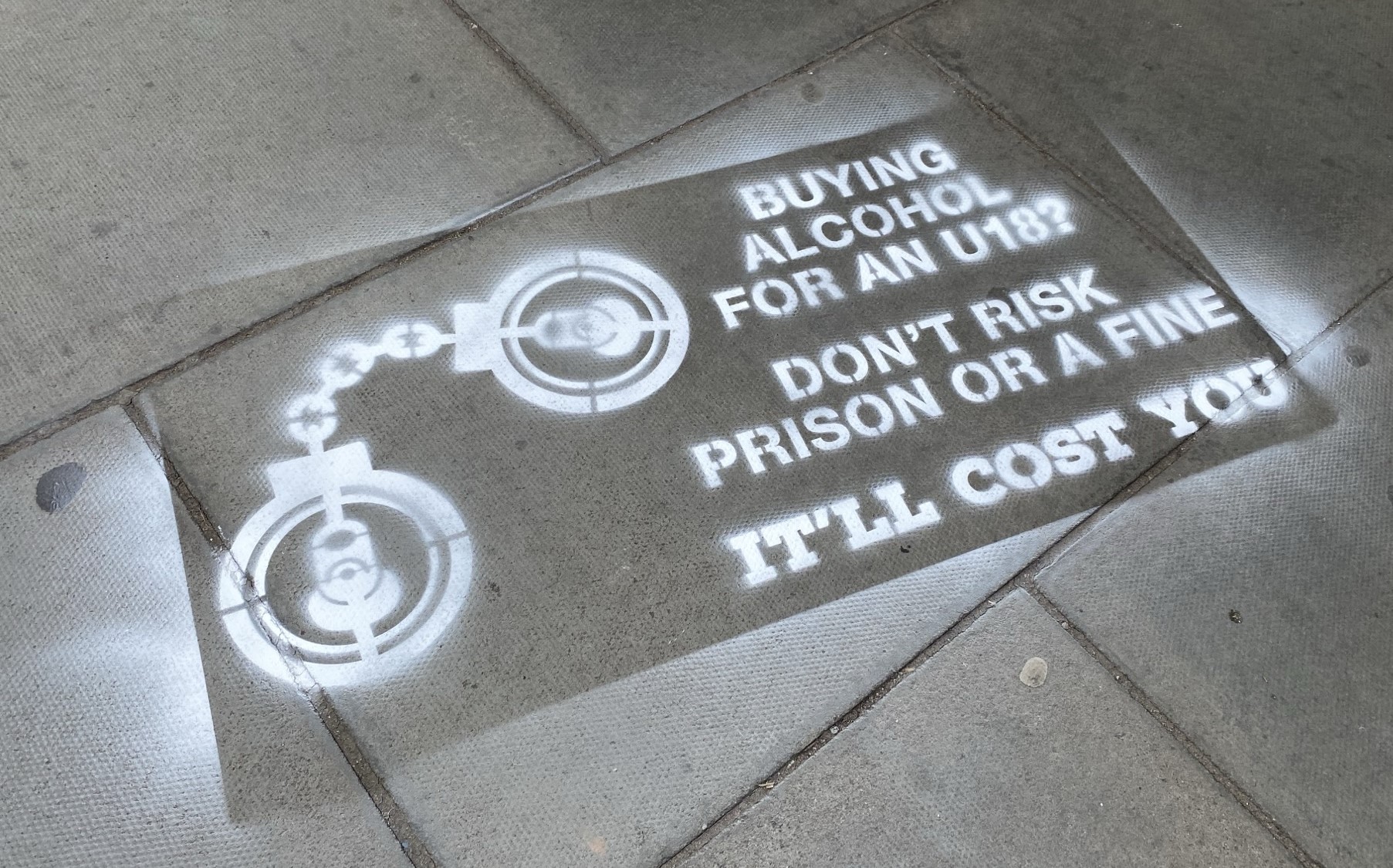 Pavement stencil
